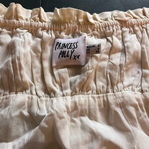 Princess Polly Ivory Gathered Skirt